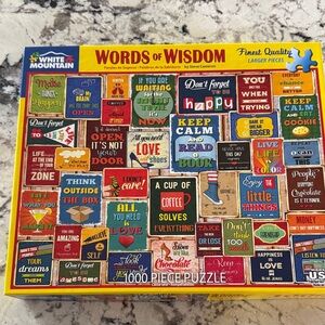 White Mountain Words of Wisdom Puzzle - Vibrant Colors